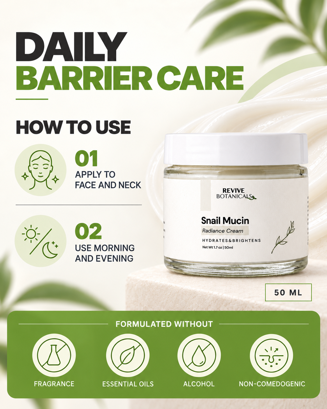Snail Mucin Radiance Cream