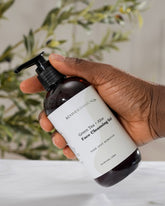 Green Tea + Aloe Face Cleanser in a pump bottle for acne and sensitive skin.