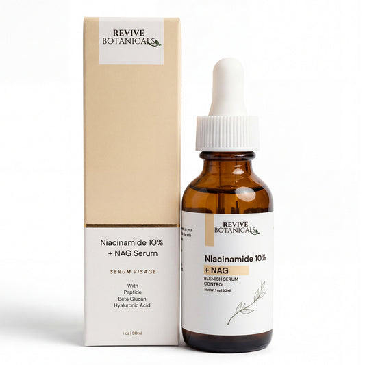 Blemish Control Bundle with Green Tea Aloe Cleanser, Blemish Control Serum, and Snail Mucin Radiance Cream for glowing skin
