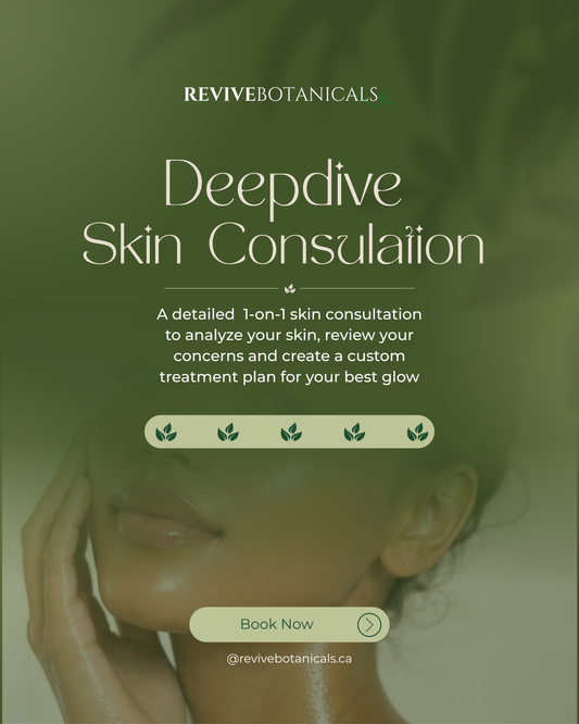Virtual Deepdive Skin Consultation for personalized skin analysis and targeted skincare routine